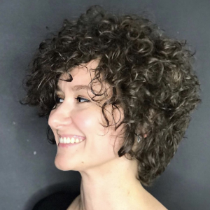 combo haircut for curly hair