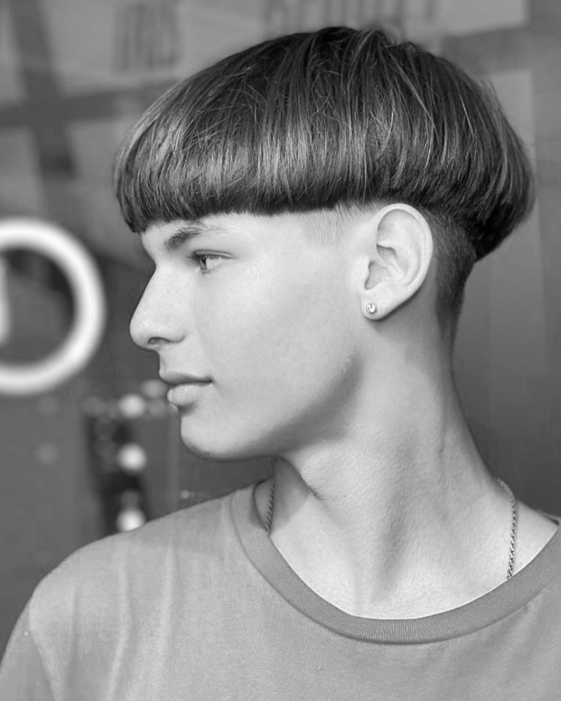 men's haircut